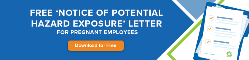 Click to download your free Notice of Potential Exposure Letter for Pregnant Employees