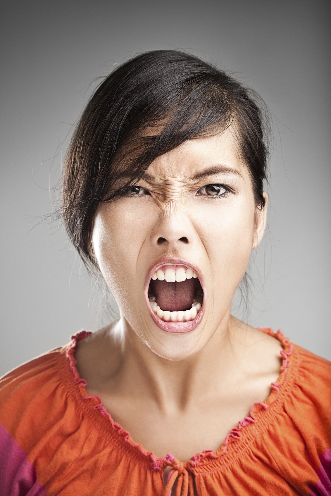 this angry woman is a problem employee